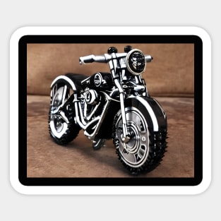 Harley-Davidson bob black Sticker